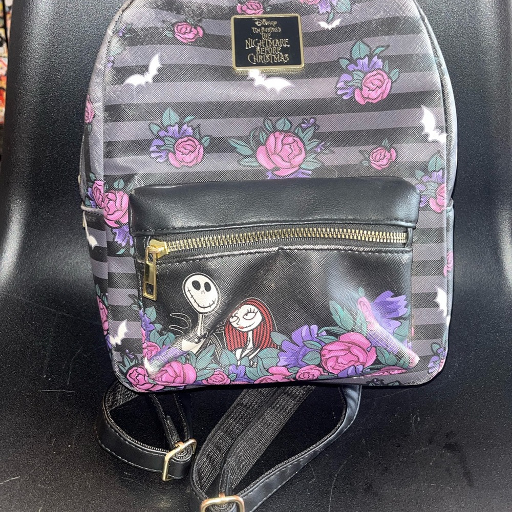 Disney Tim Burton’s The Nightmare Before Christmas Mini Backpack – Jack & Sally